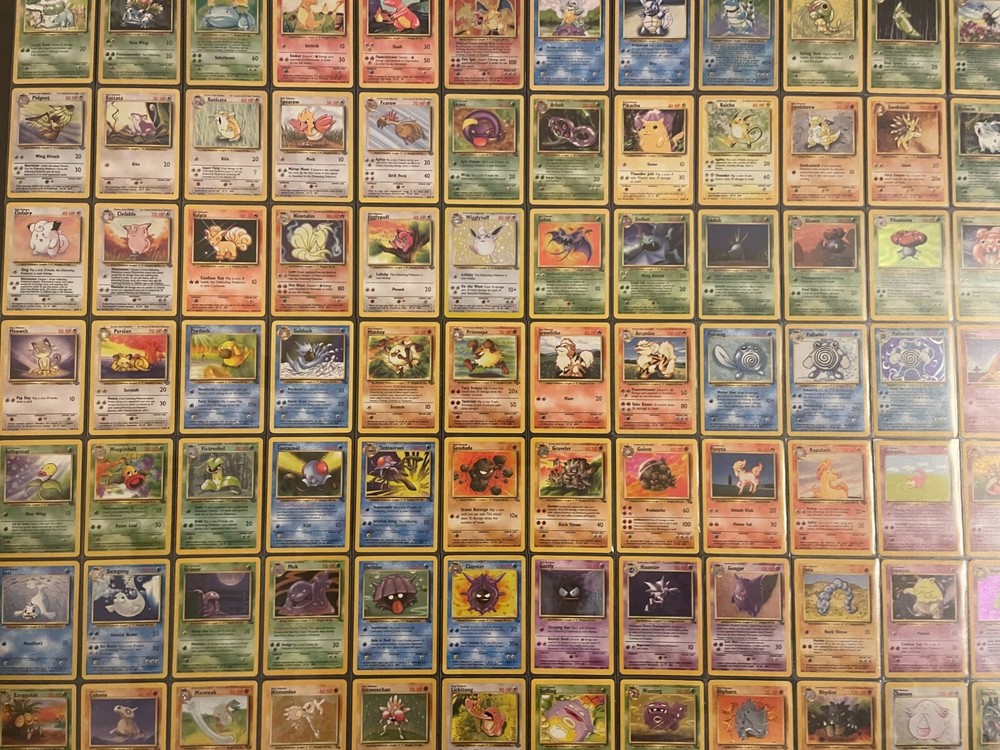 FRAMED ALL HOLOS Pokemon COMPLETE Original 151/150 AND Team Rocket COMPLETE