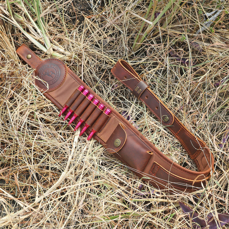 Adjustable Rifle Sling with Swivel - Accessories Pouch & Shooting Rest Loop