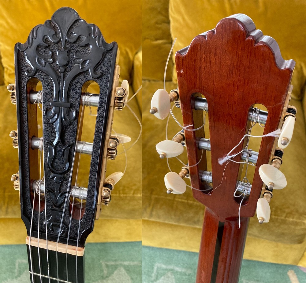 Sakazo Nakade 2000SS classical guitar 1971 – solid, braz rw, carved, signed