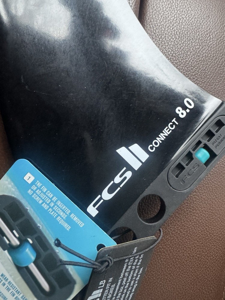 FCS II Connect GF Longboard Fin Black