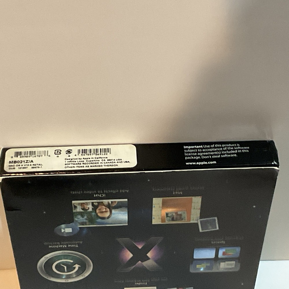 Apple Mac OS X Leopard v10.5 (2007)