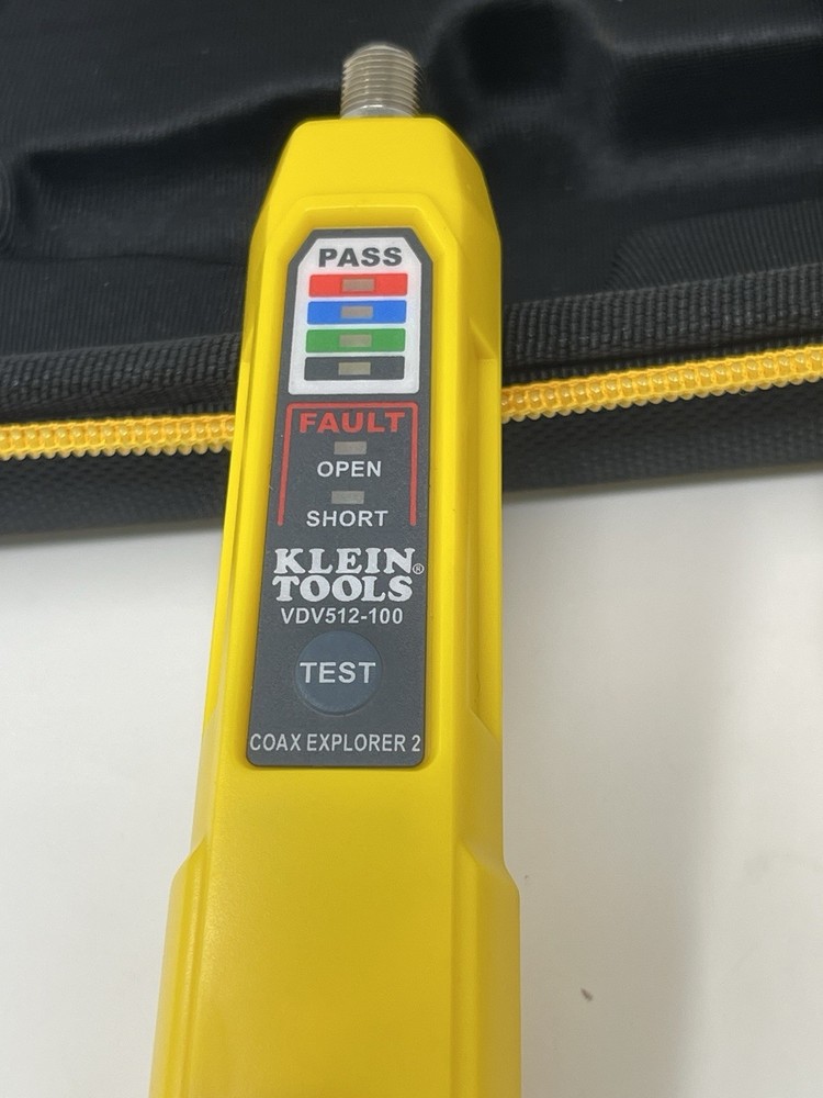 KLEIN TOOLS VDV512-101 Coax Explorer 2 Tester Kit USED WORK