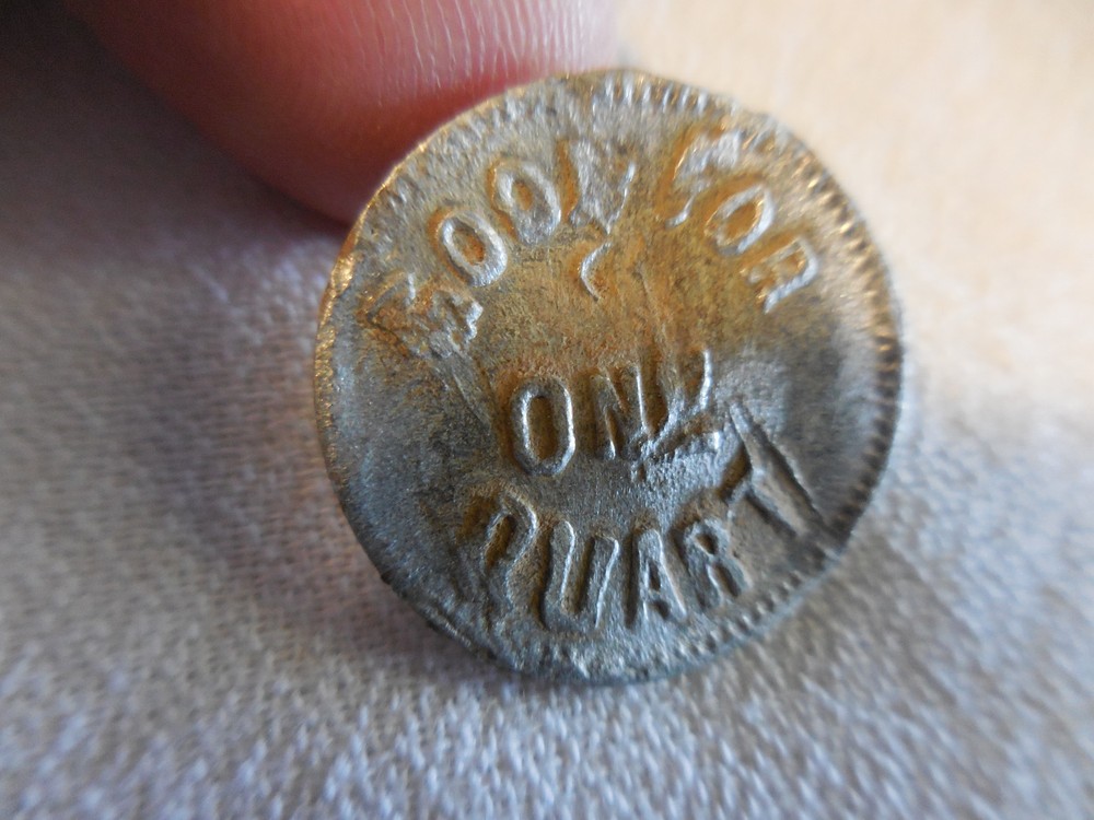 Good For One Quart Milk Koons Token