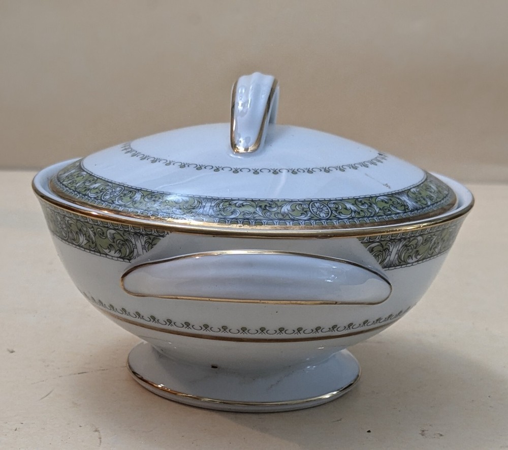 DINNERWARE: Thurston by Noritake-Sugar Bowel & Lid, Vintage