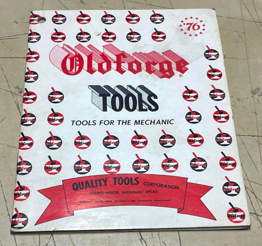 Vintage Original 1976 Oldforge Mechanic Tools Catalog 40 Pgs