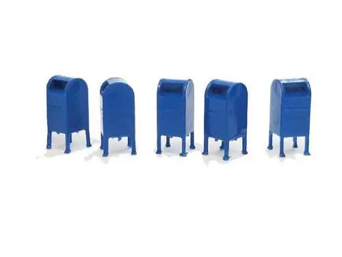 All Scale Miniatures HO US Mail Dropbox pkg(5) 870930.5