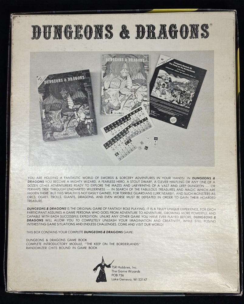 TSR D&D Dungeons & Dragons Basic Set 3rd Edition 1979 w/ Geomorphs (Read)