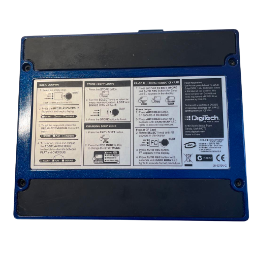 DigiTech Jamman Looper Effects Pedals Blue Very Good