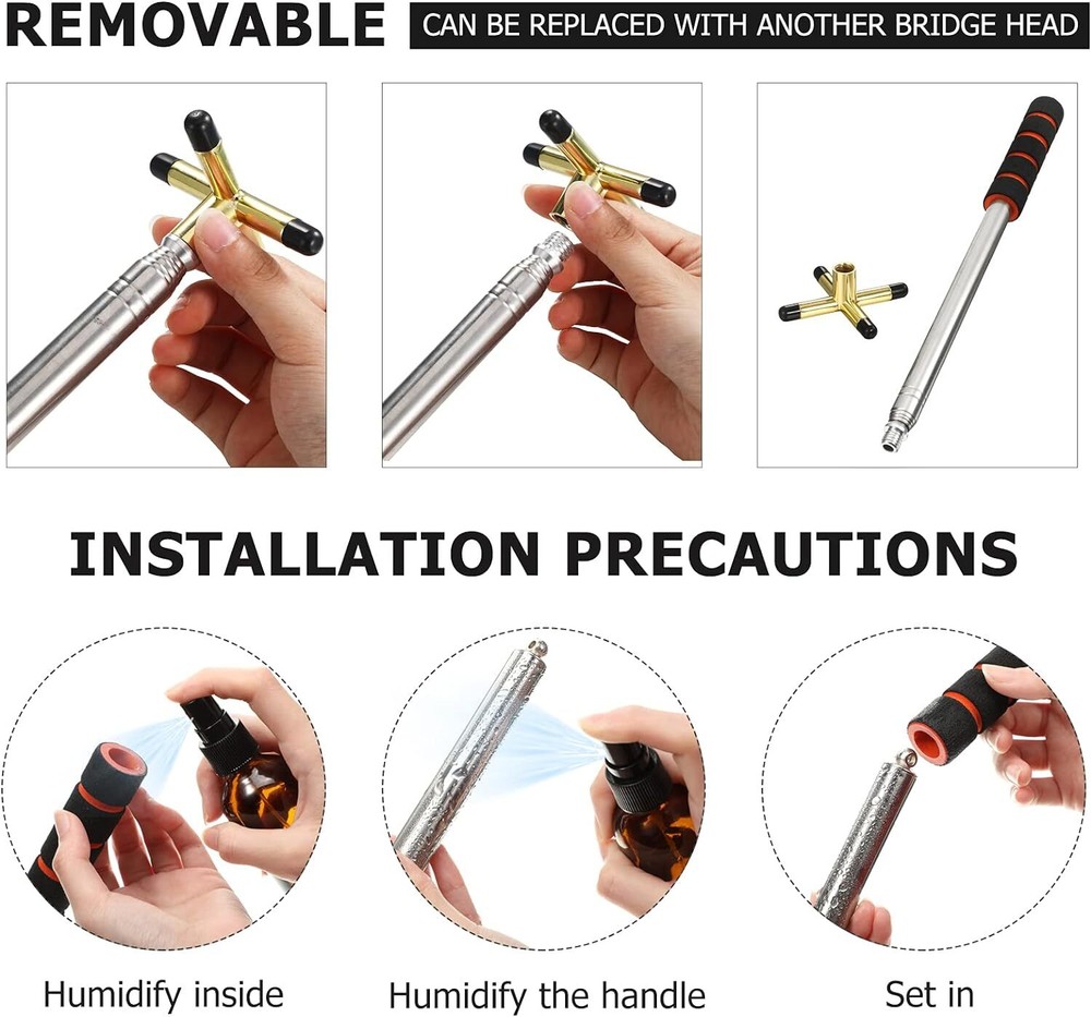 Skylety Pool Cue Snooker Bridge Stick Table Accessories...