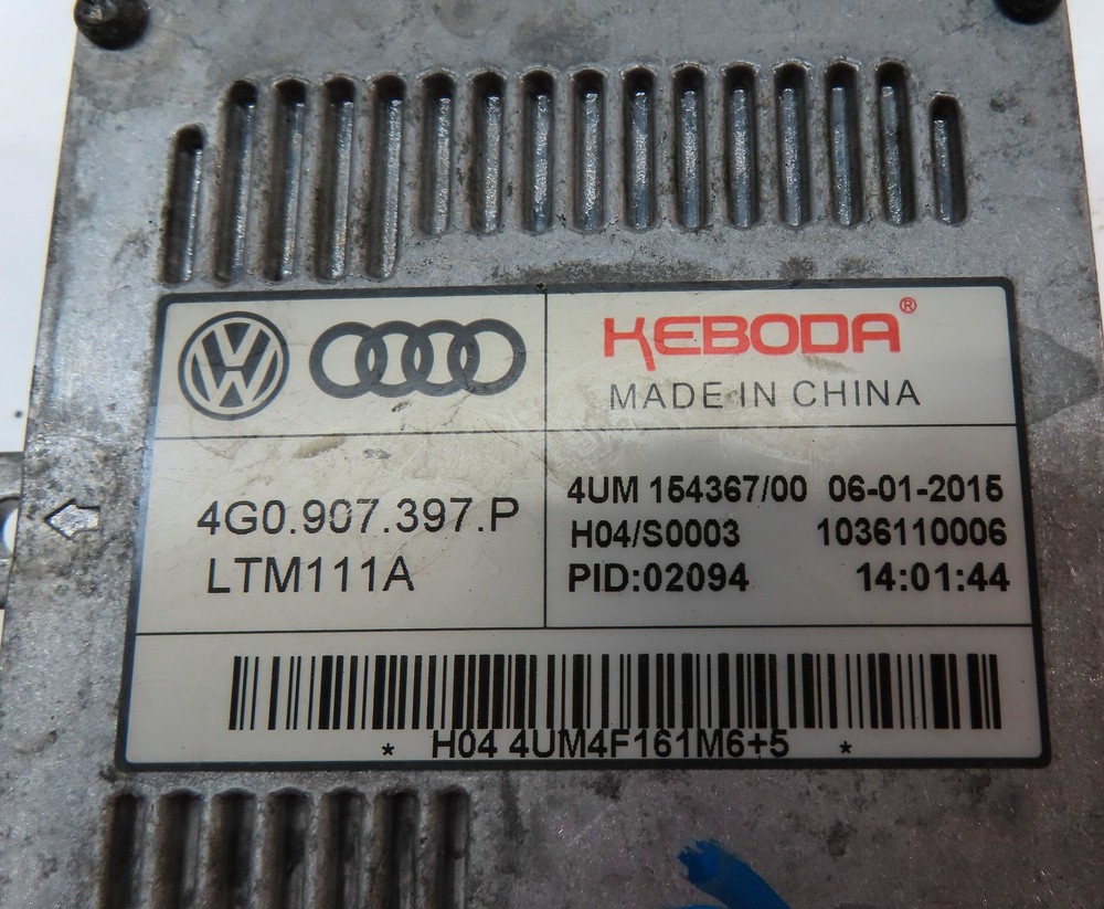 2015 AUDI A3 (8V) FRONT RIGHT PASSENGER HEADLIGHT LAMP LED BALLAST MODULE SET/2
