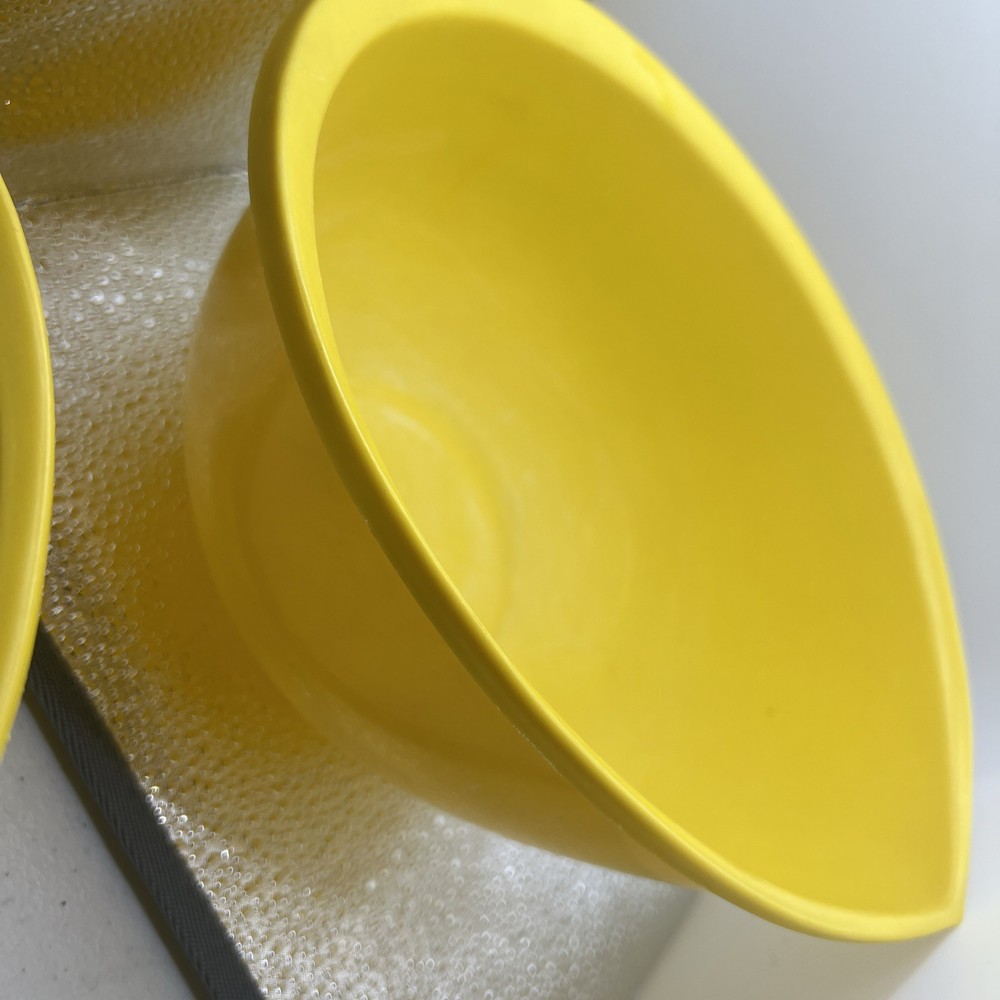 Teardrop Yellow Nesting Mixing Bowls (4)
