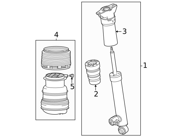 Genuine GM Air Spring Connector 85102762