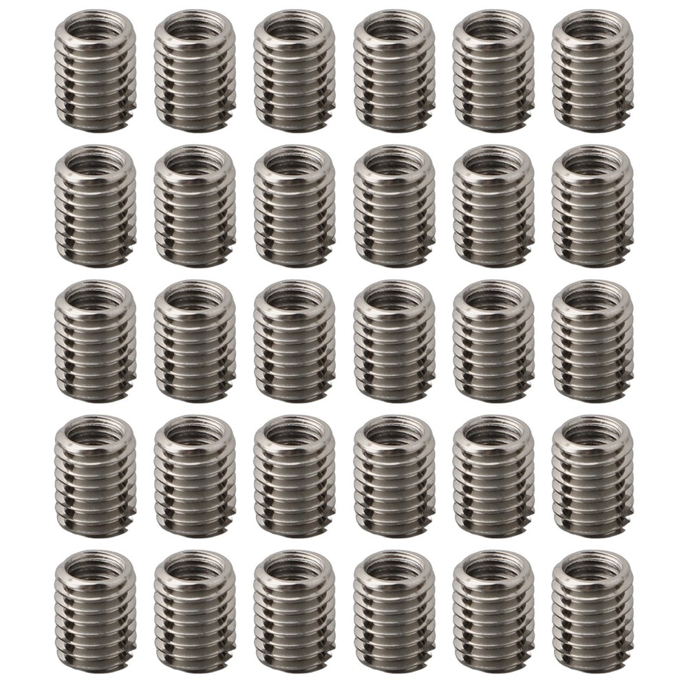 Thread Reducer Inserts Outer M8*1.25 Threaded 10MM 30pcs Adapter Hardware