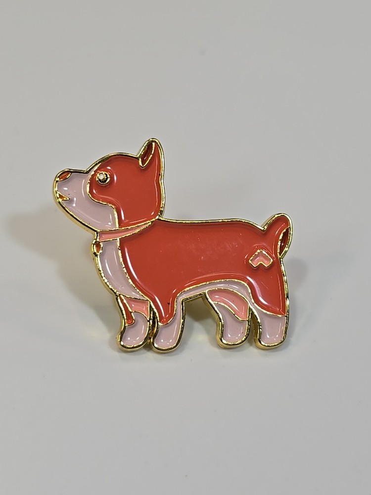 Orange Dog Lapel Pin