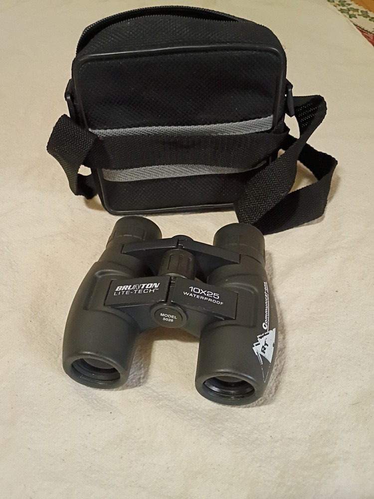 Brunton Lite-Tech 10x25 Waterproof Binoculars Model 5028 w/Case B3