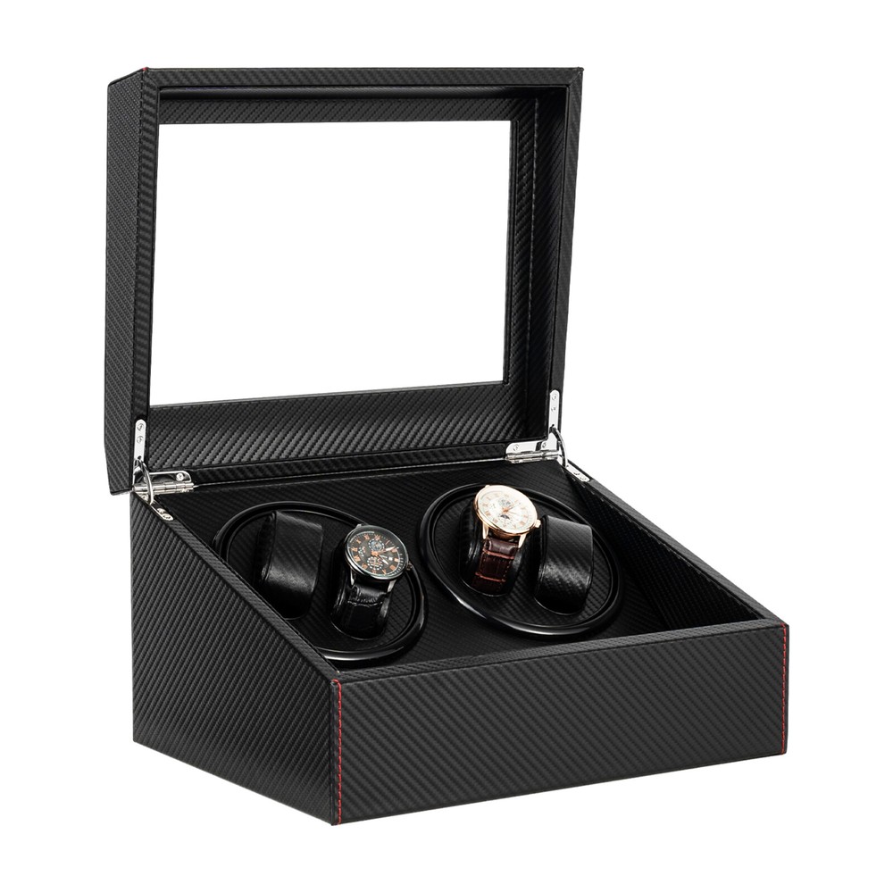 Automatic Rotation Watch Winder Box 4+6 Self Winding Display Box Storage Case