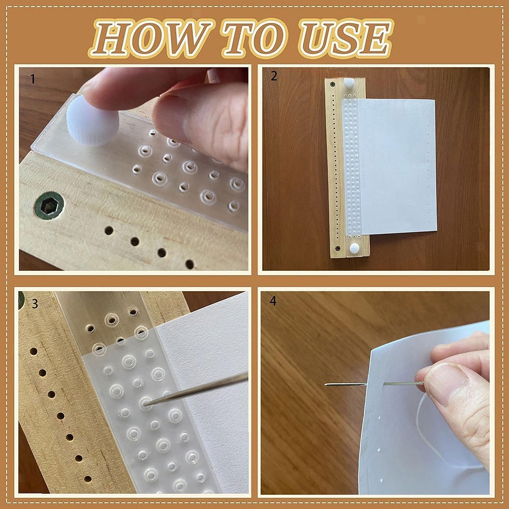 Book Binding Kit Complete Bookbinding Tool Kit PP Board Book Binding Starter