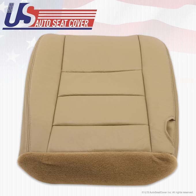 2002 2003 2004 Ford Excursion Limited Driver Bottom Leather Seat Cover Tan