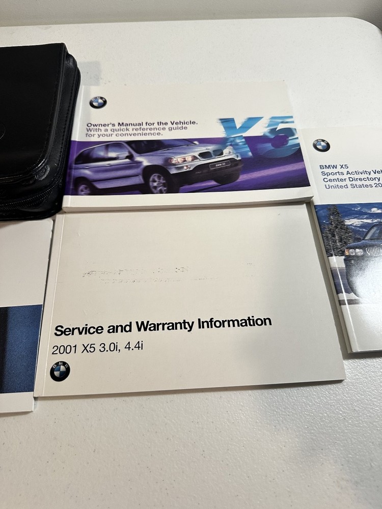 BMW X5 Owner's Manuals Set 2000/2001