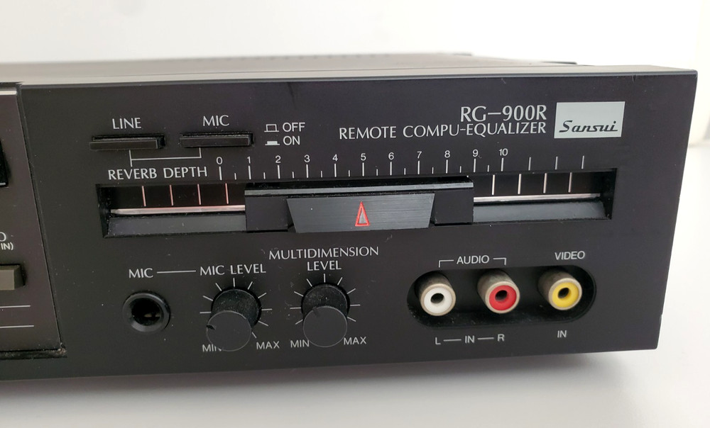 Sansui RG-900R Computer Control Equalizer Analyzer No Remote Tested!