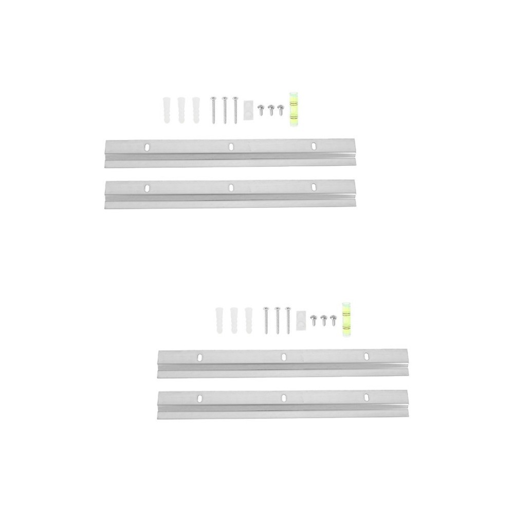 2 Sets Security Picture Hanger Wall Mount Hardware Mirror Mounting