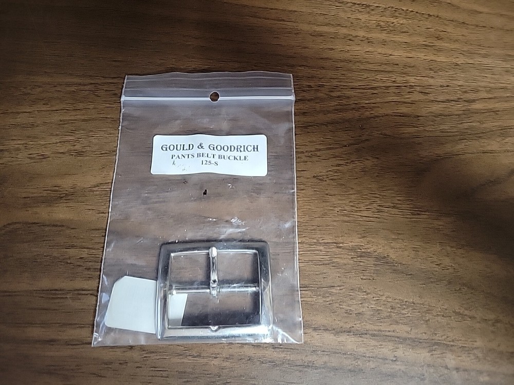 Gould & Goodrich 125-S Solid Brass Belt Buckle