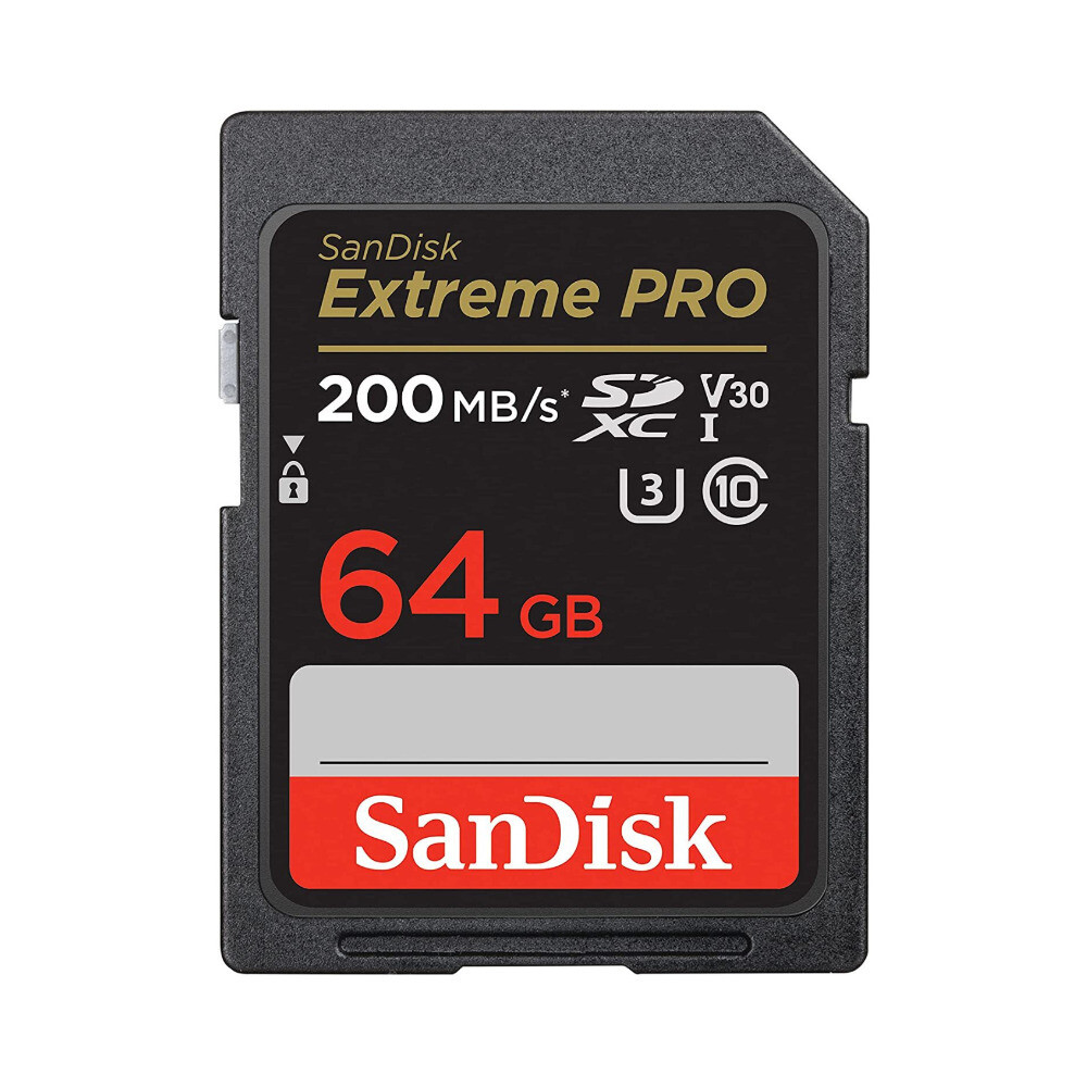SanDisk 64GB Extreme PRO 170 MBs SDXC Memory Card Bundle with Card Reader