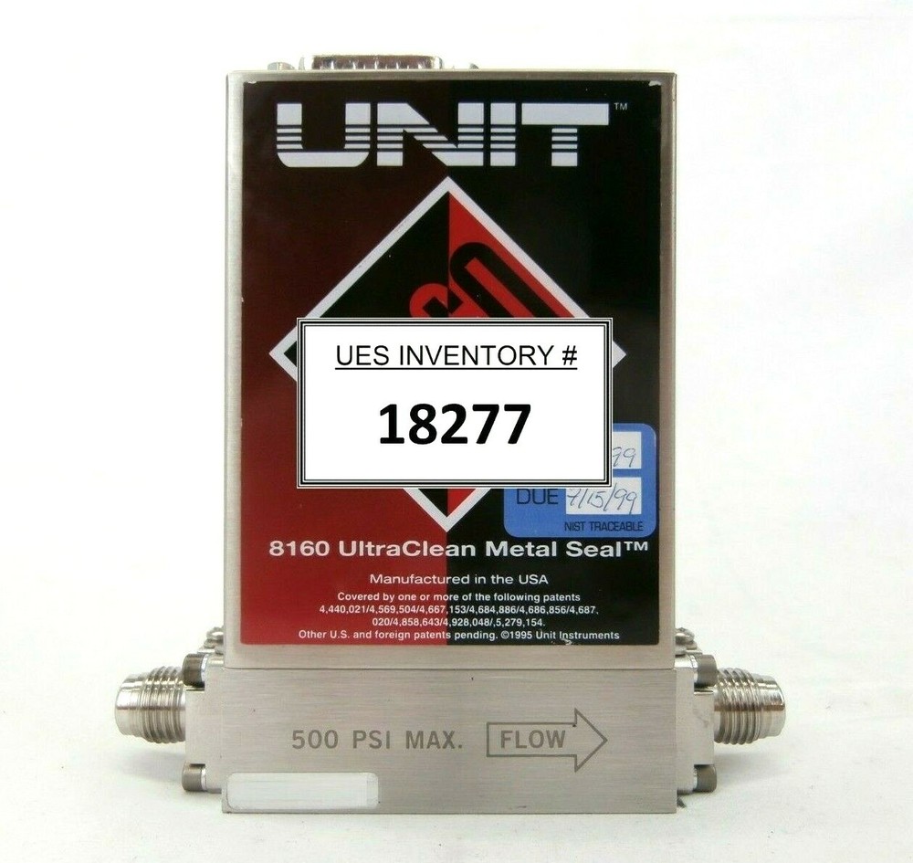 UNIT Instruments UFC-8160 Mass Flow Controller MFC 200 SCCM SF6 Working Spare
