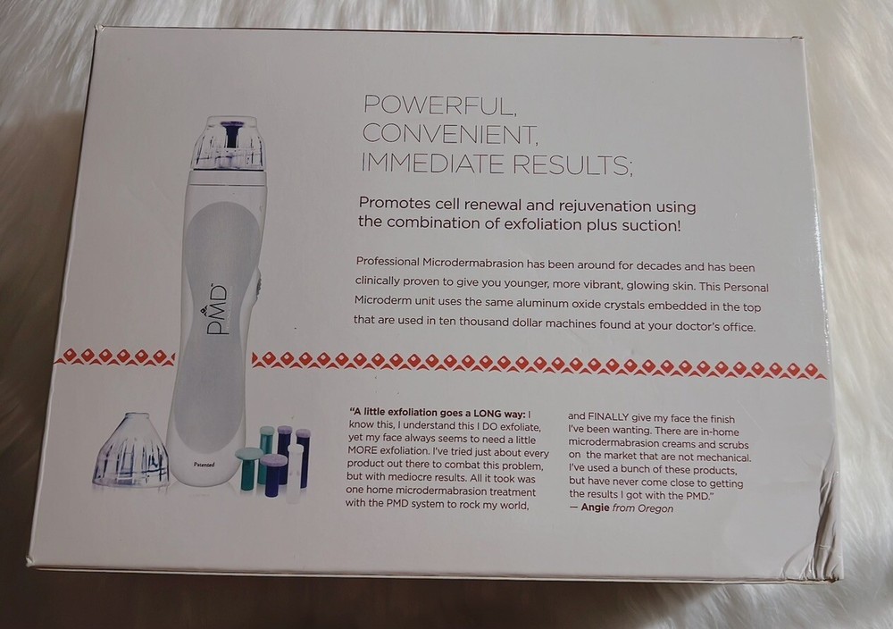 PMD Personal Microdermabrasion Machine with Kit & CD-(New In Box)