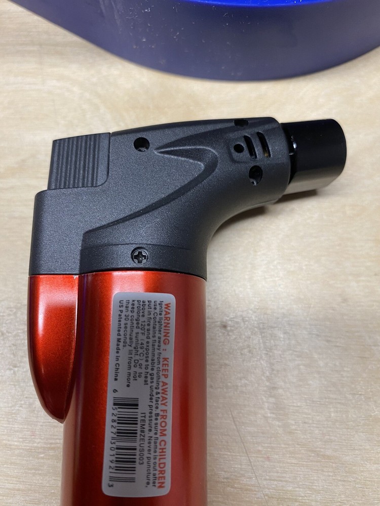 Newport Zeus Double Torch Cigar Lighter - Red - New