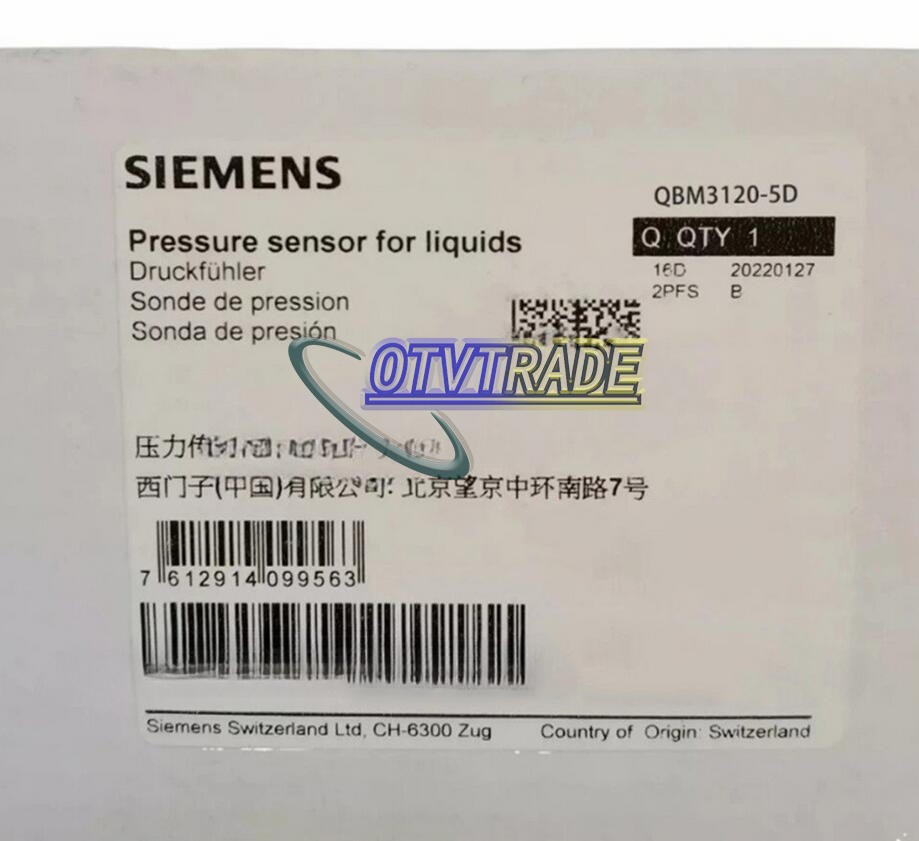 ONE Siemens QBM3120-5D difference pressure sensor New