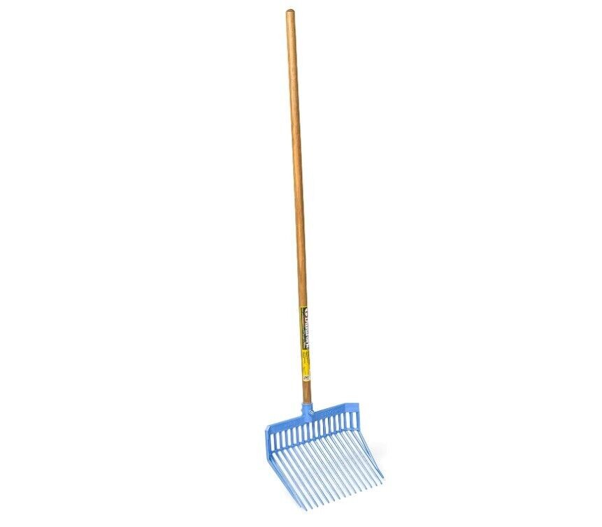 Little Giant DuraFork Pitch Fork | Polycarbonate Stable Fork with Angled Tines