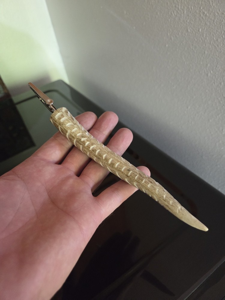 🔥Genuine Deer Antler Roach Clip!