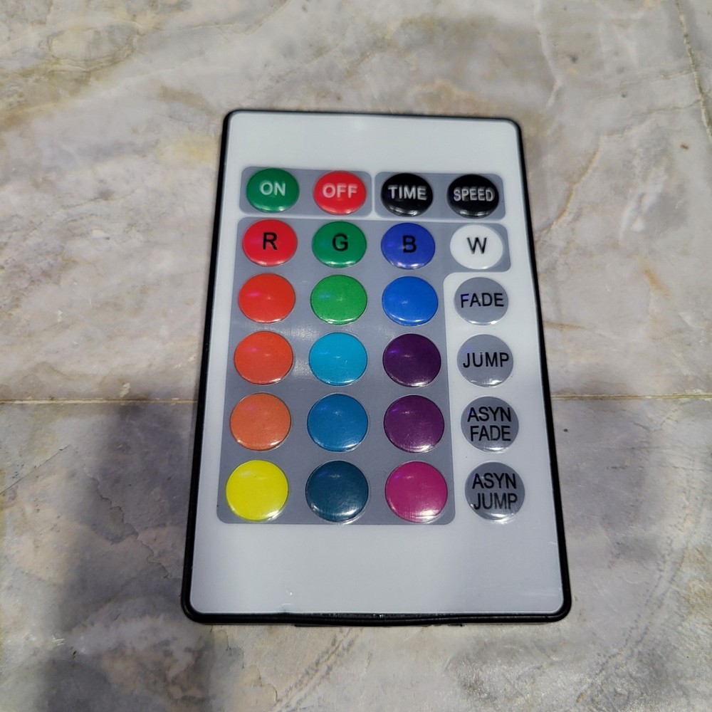 Replacement Lighting Remote, Fade, Jump, Time, Speed Settings, White