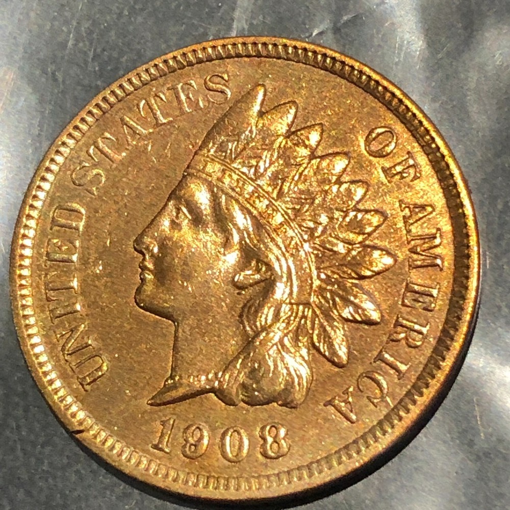 1908 INDIAN HEAD PENNY #75J