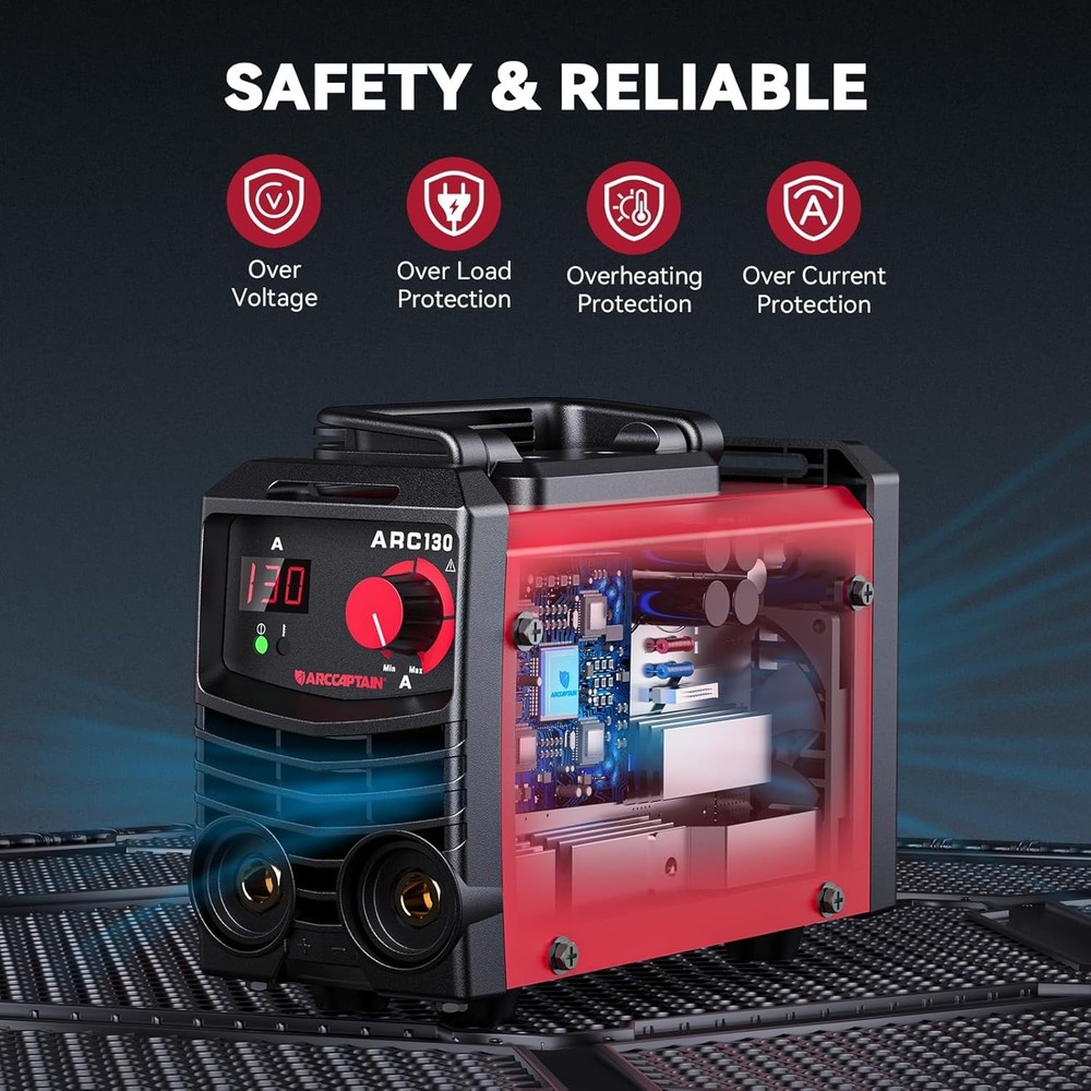 User-Friendly Portable 110V Welding Machine with IGBT Technology & Accessories