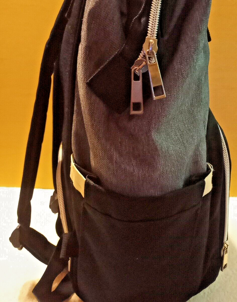 AFBP Breast Pump Backpack Diaper Bag Black & Gray Color Excellent Condition