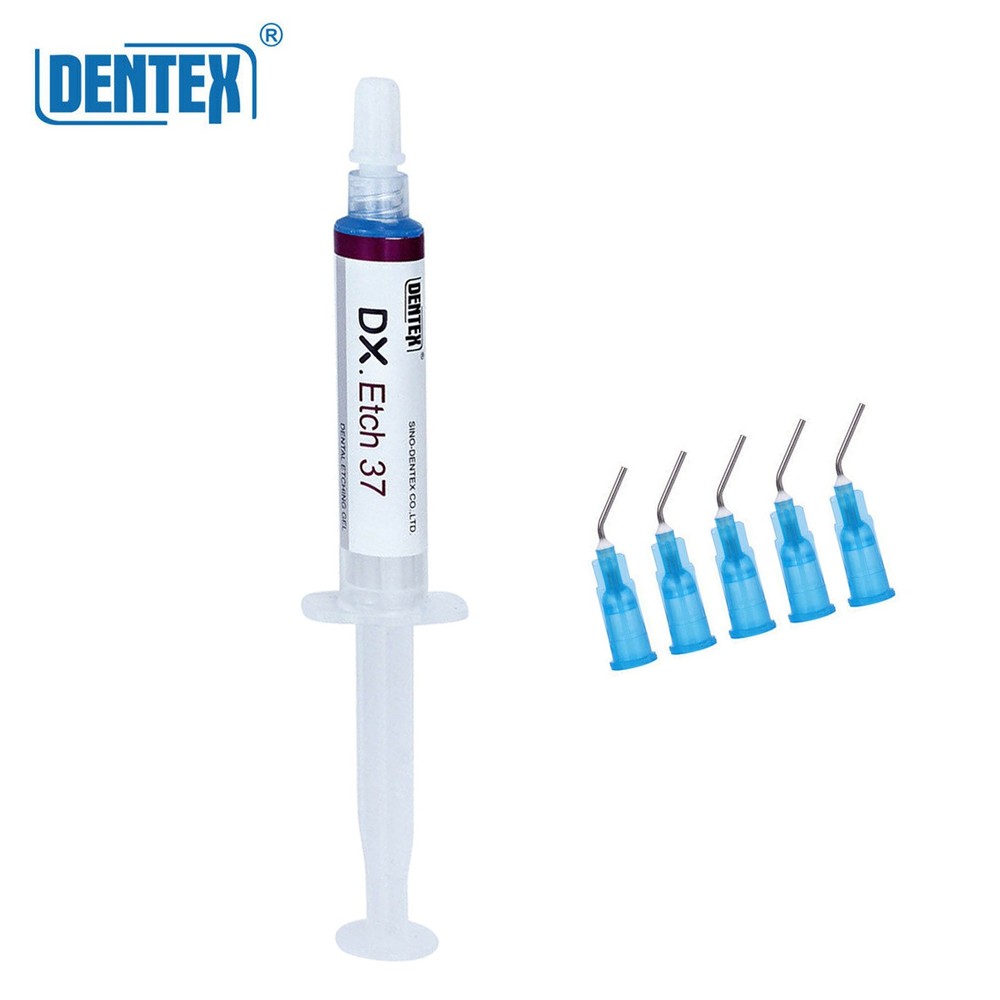 Dentex Dental Acid Etch Etching Gel 37% 5ml/syringe