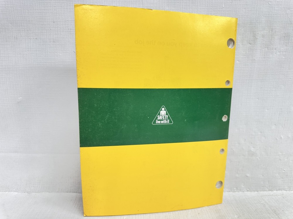 John Deere 100 Farm Loader Original Operators Manual - 52 Pages