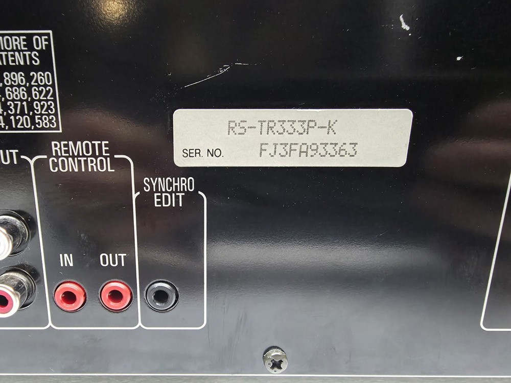 Technics RS-TR333 Stereo Double Cassette Deck Tested