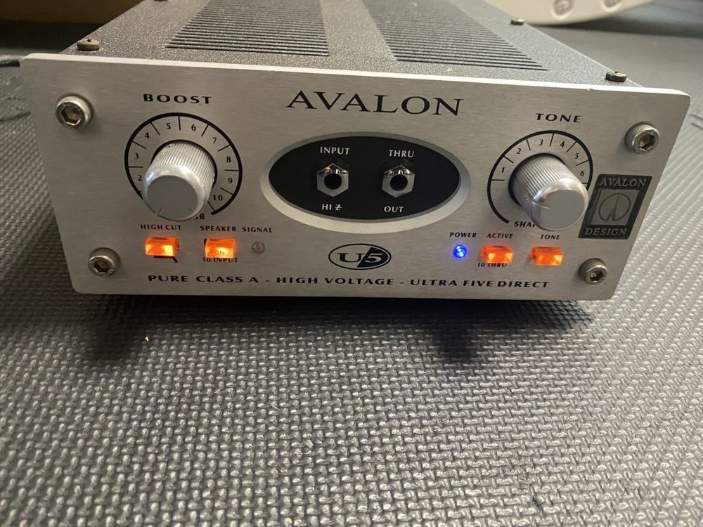 AVALON DESIGN Direct Box U5 Pure Class A Instrument DI-Pre Amplifier Silver