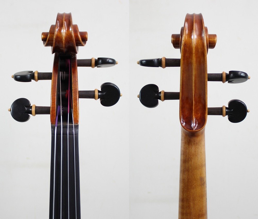 Master Performance!A Strad Viola Copy,16",Aubert bridge! #8260