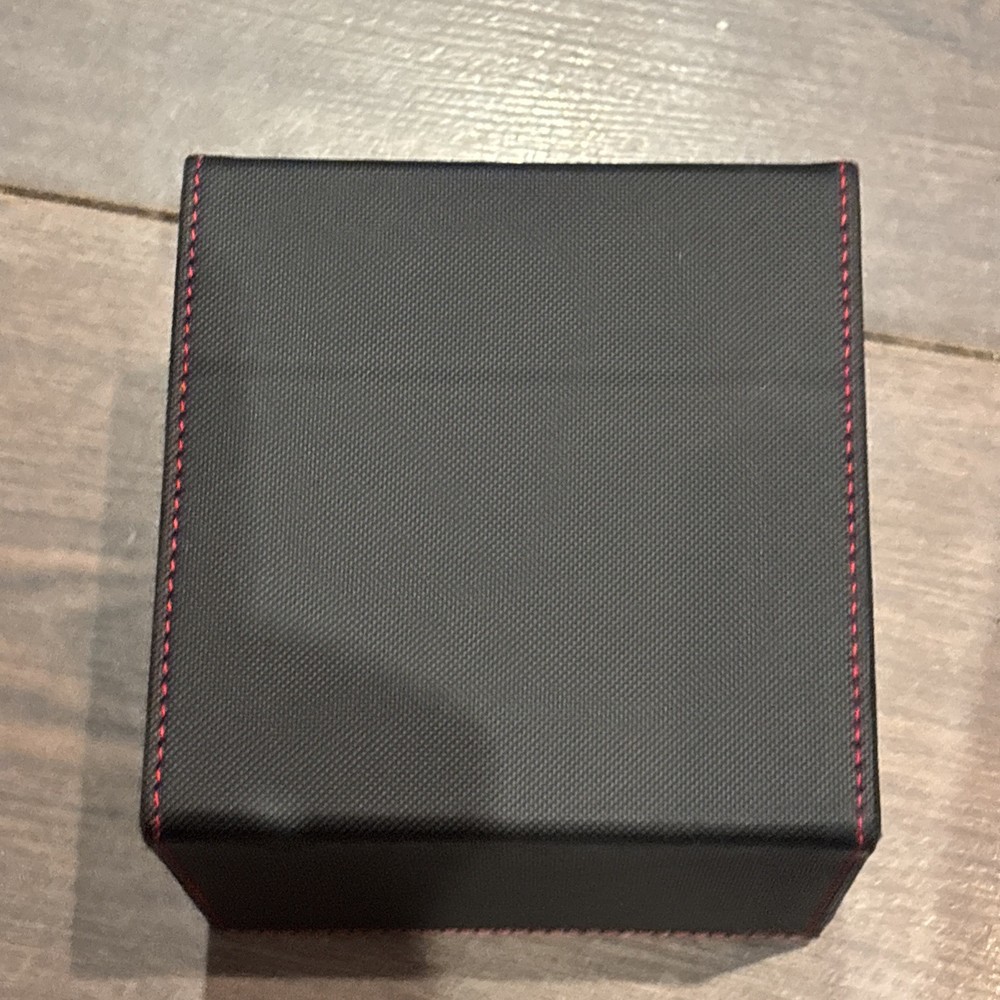 Mage Tech Card Deck Box for Commander Deck, Black/Red) NEW