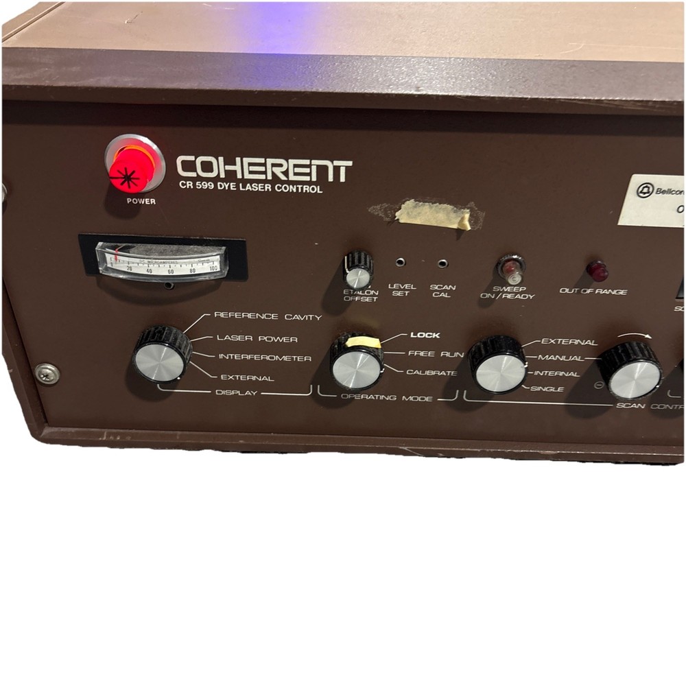 Coherent CR599 Dye Laser Control, 599-02 Untested Powers On