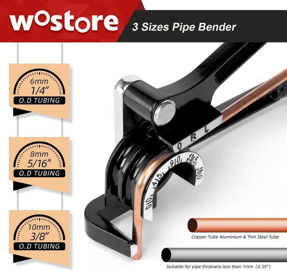 360° Tubing Bender for 1/4