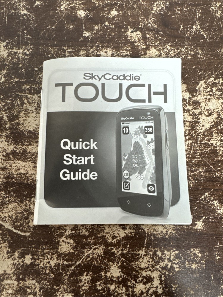 SkyCaddie Touch Screen Golf GPS Distance Range Finder Tracker **Tested**