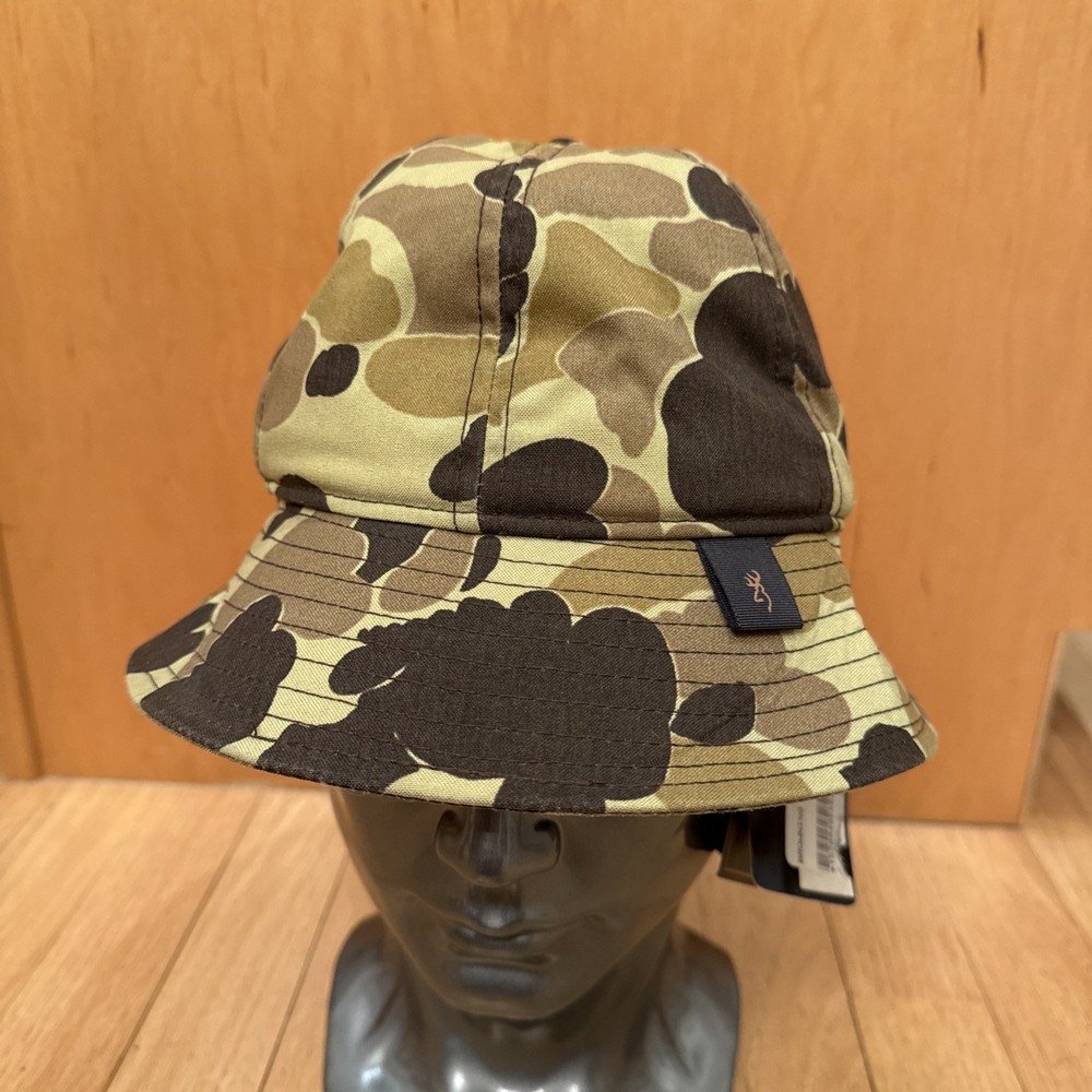 NWT Browning Duck Camo Bucket Hat Thinsulate GoreTex Size Medium Jones Cap