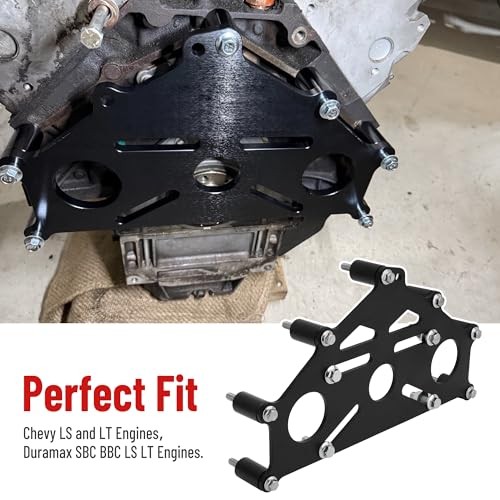 LS Engine Stand Adapter Plate - Universal Heavy Duty Billet Aluminum Mounting