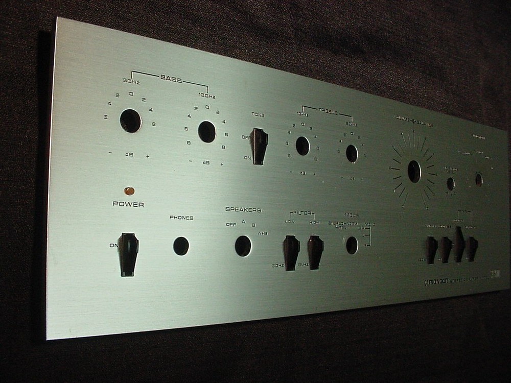 PIONEER SA-8500 STEREO AMPLIFIER FACEPLATE FRONT PANEL ***