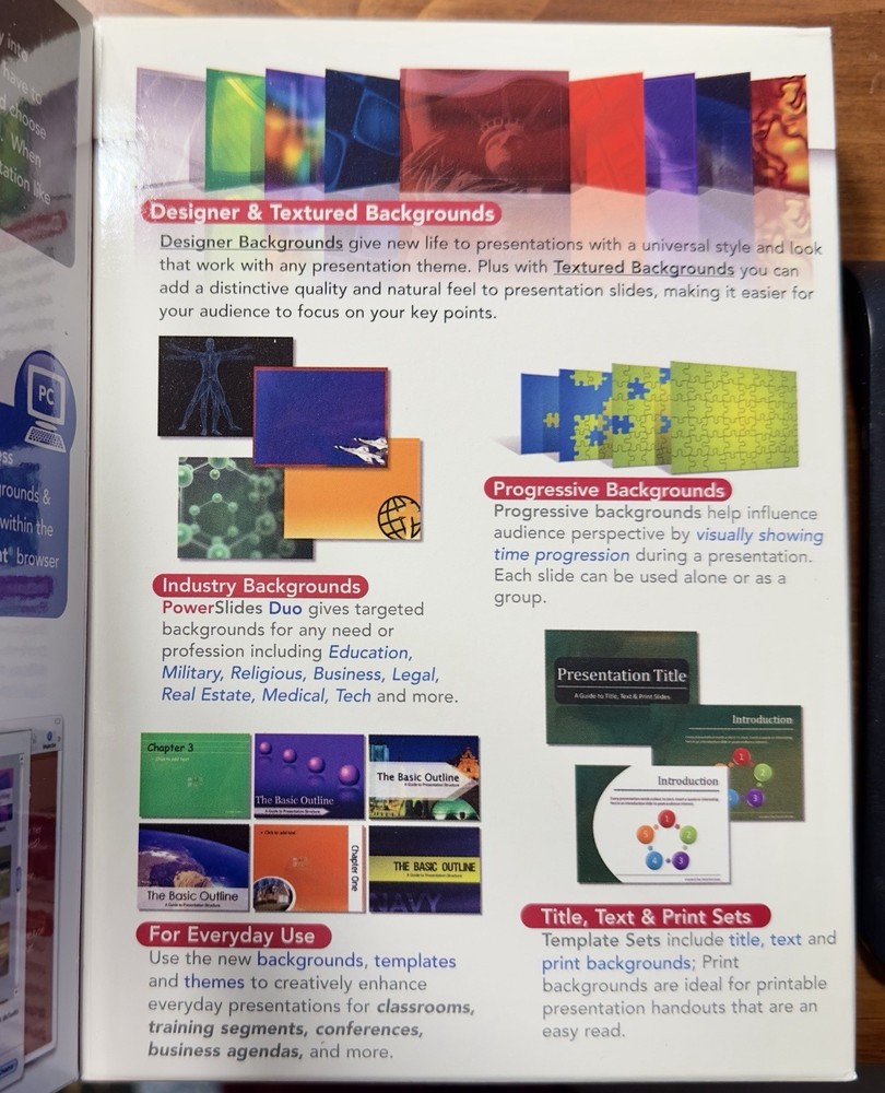 MAC or PC NOS PowerSlides Duo Backgrounds & Templates for PowerPoint